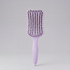 PixieYou The Starter Set features a lavender detangling brush with flexible bristles for easy hair styling.